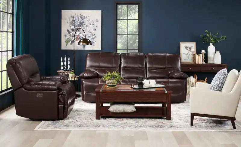 28.5 Linen-Look Fabric Accent Chair with Wood Base