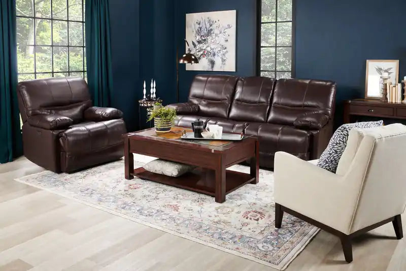 28.5 Linen-Look Fabric Accent Chair with Wood Base