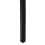 40 tables basses modernes - Plateau gris avec pieds en métal noir
