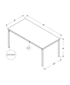 40 tables basses modernes - Plateau gris avec pieds en métal noir