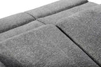 Causeuse inclinable électrique en tissu chenille 60 po