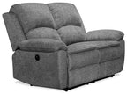 Causeuse inclinable électrique en tissu chenille 60 po