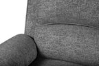 Causeuse inclinable électrique en tissu chenille 60 po