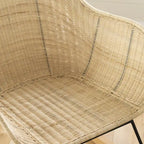 Fauteuil à bascule - Rotin