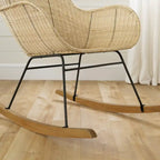Fauteuil à bascule - Rotin