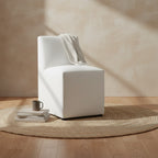 Manhattan Comfort Anna Modern Square Faux Leather Dining Chair