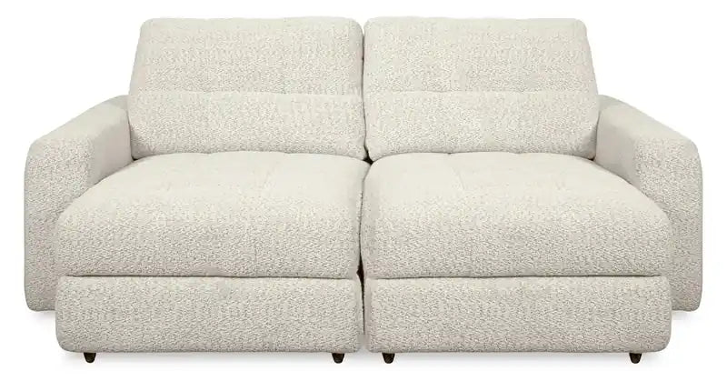 Scott Living Elevate Modular 82 Chenille Fabric Loveseat with Power Sliding