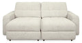 Scott Living Elevate Modular 82 Chenille Fabric Loveseat with Power Sliding
