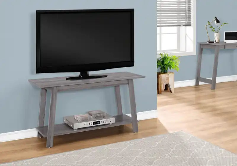 42 TV Stand with Storage and Cable Management for TVs up to 45- Grey