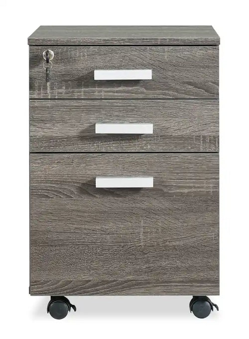 15.75 3-Drawer Lateral Filing Cabinet - Distressed Grey