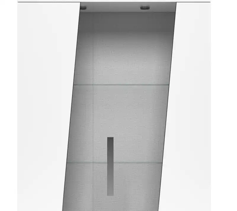 Dining Curio with Storage & Glass Display Shelves - Made in Italy, Modern, 40W