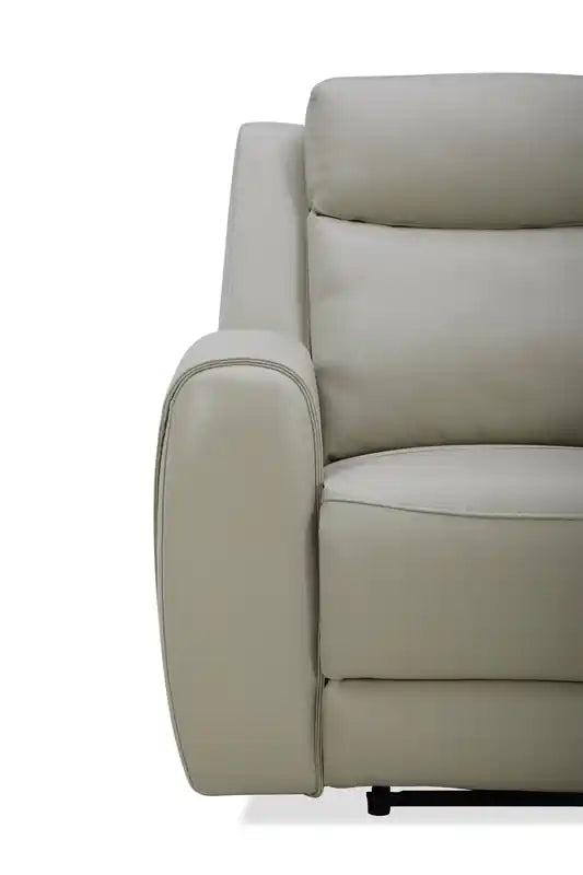 78 Top-Grain Genuine Leather Power Reclining Loveseat with Console - Silverado Chocolate Brown