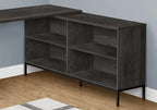 Bureau d'angle en L de 152 cm avec 3 tiroirs et 4 compartiments