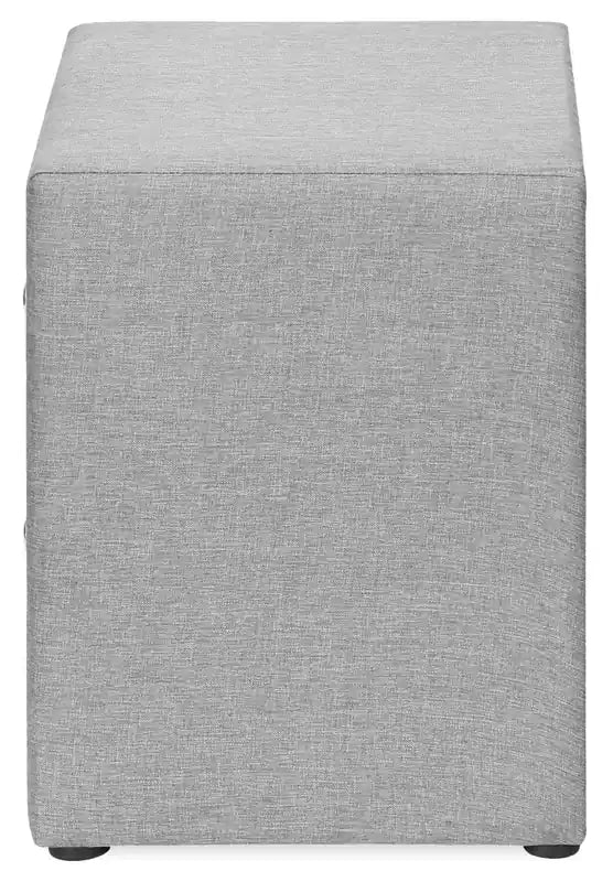 Upholstered Bedside 2-Drawer Nightstand, 20.5W x 20.75H
