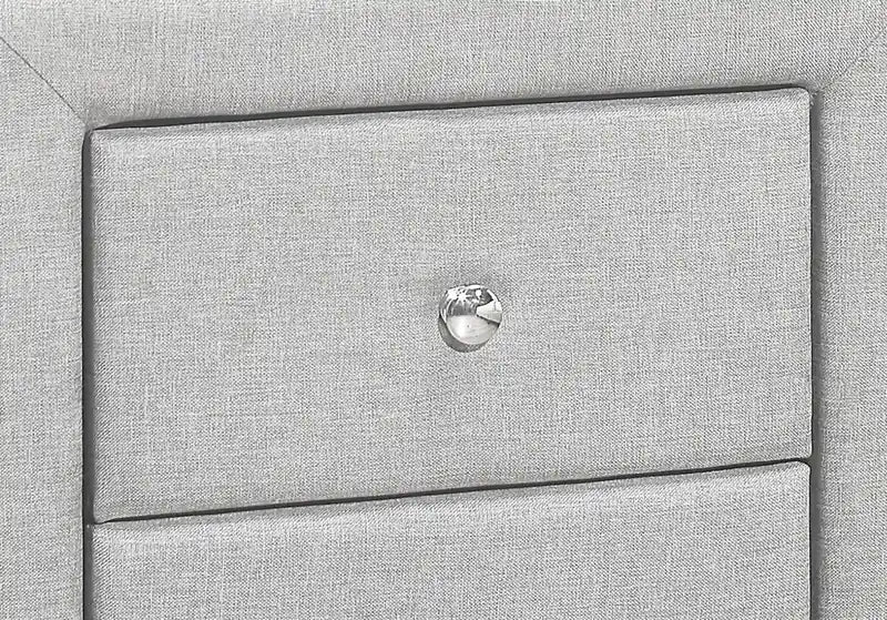 Upholstered Bedside 2-Drawer Nightstand, 20.5W x 20.75H